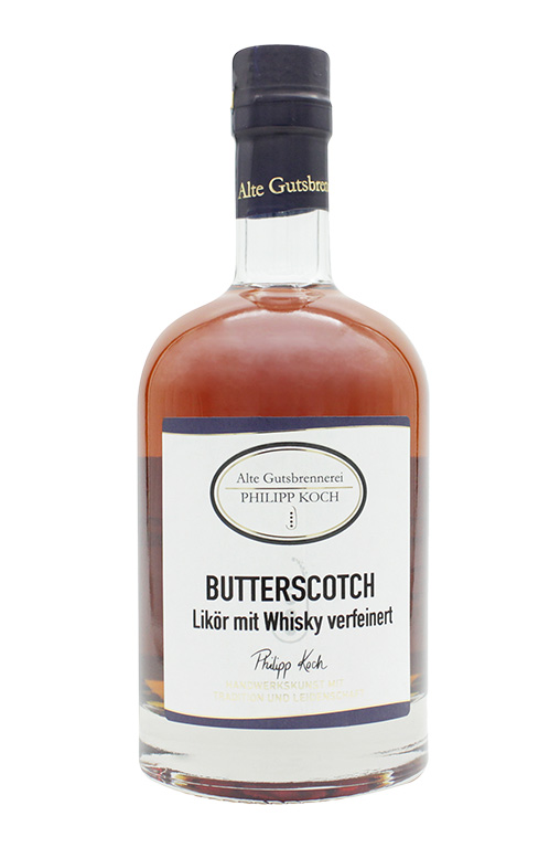 Sorte Butterscotch mit Whisky verfeinert