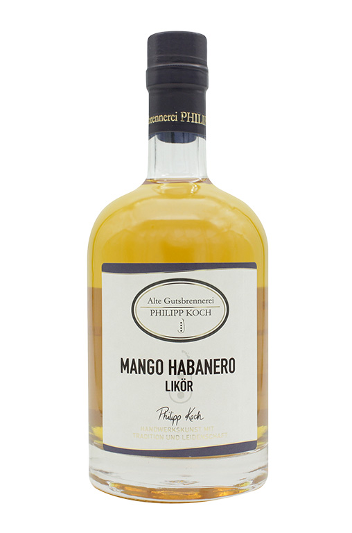 Sorte Mango-Habanero-Likör