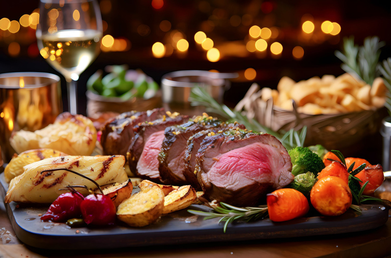 Zu Weihnachten kommen gerne erlesene Fleisch-Spezialitäten auf den festlichen Teller.