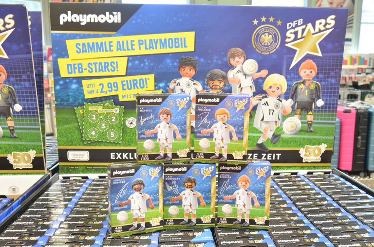 16 DFB-Spieler gibt als als Playmobil-Figuren zu sammeln.