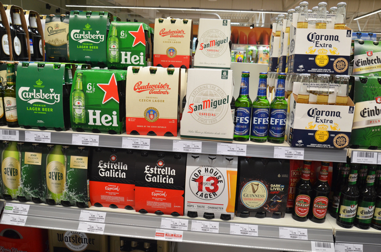 Bier internationale - eine große Auswahl