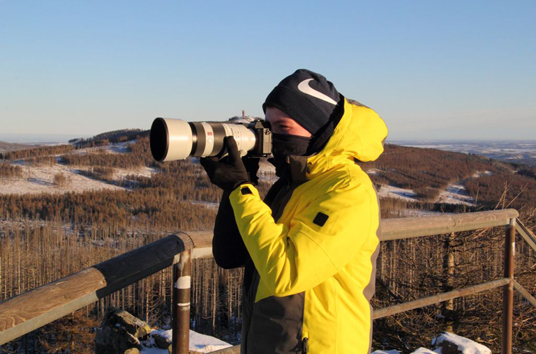 Luca Weber von der fotoweberei auf Fototour im Harz