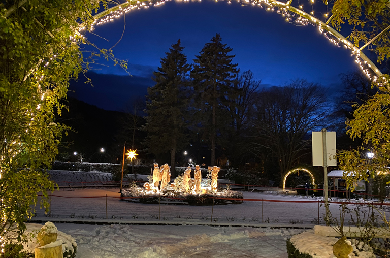 Weihnachtskrippe ist "Lichtpunkt der Stadt"