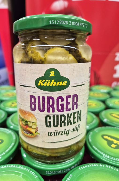 Kühne Burger Gurken