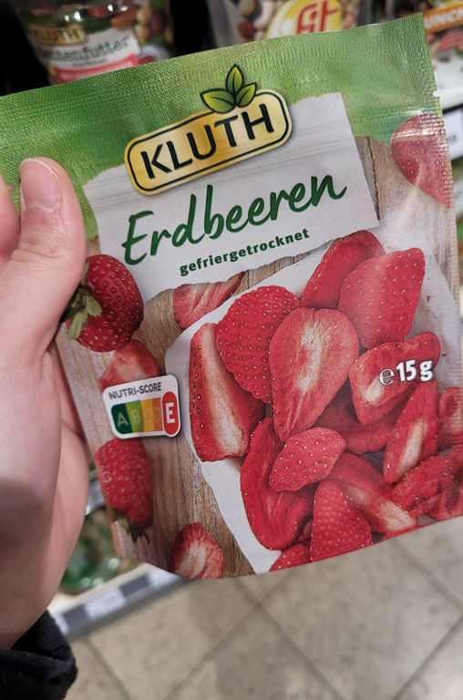 getrocknete Erdbeeren von Kluth