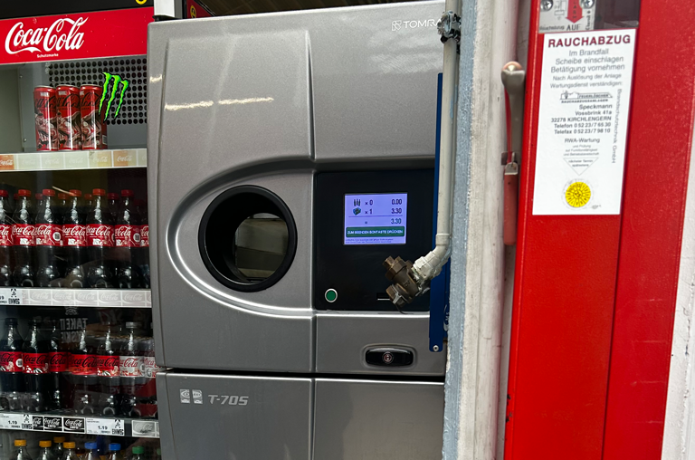 Der alte Pfanautomat in Halringerode war alt und fehleranfällig.