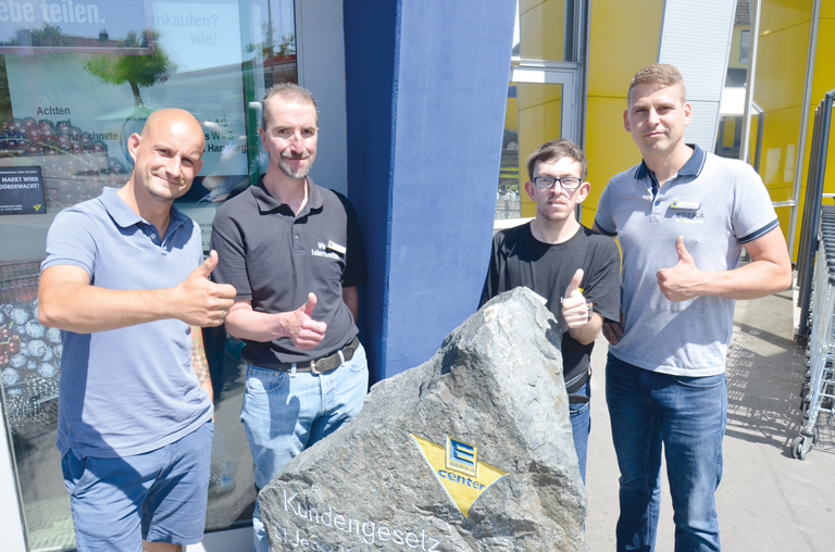 Gelebte Inklusion im E-Center Lunze Am Güterbahnhof zusammen mit der Lebenshilfe Goslar
